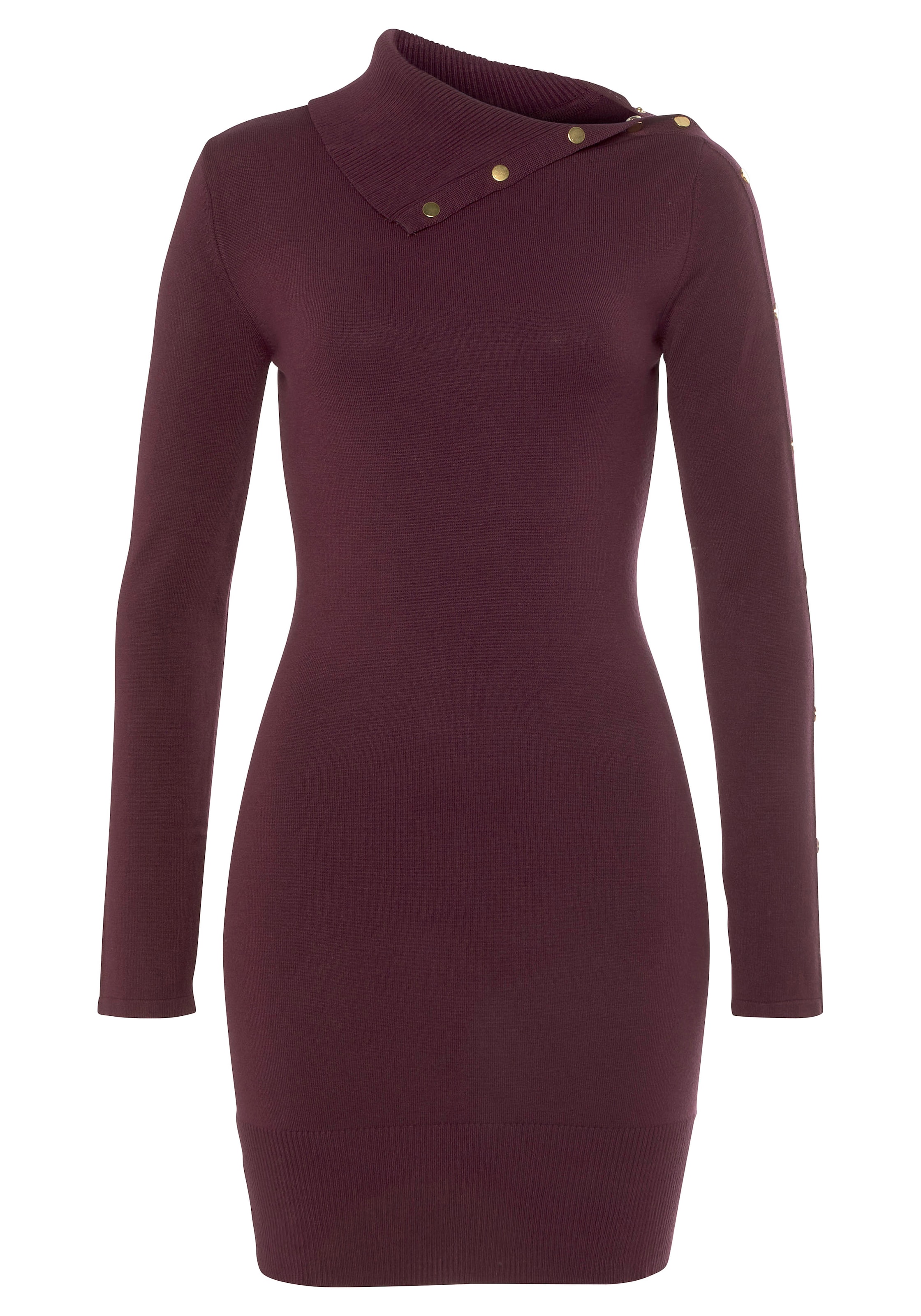 MELROSE Strickkleid in Rot: Vorderseite