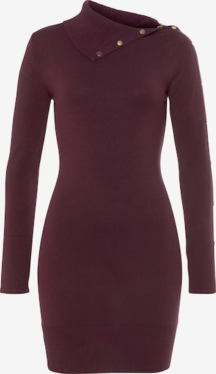 MELROSE Strickkleid in bordeaux, Produktansicht
