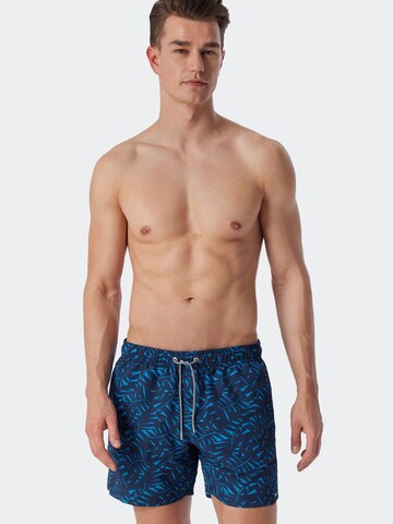 SCHIESSER Zwemshorts in Blauw