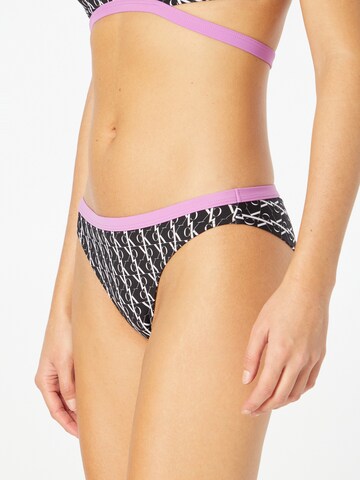 Bas de bikini Calvin Klein Swimwear en noir : devant