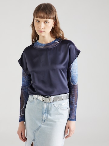 VERO MODA Blouse 'MERLE' in Blue: front