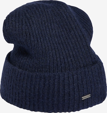 DreiMaster Vintage Beanie in Blue: front