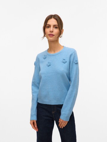 VERO MODA Свитер 'VMROSE' в Синий: спереди