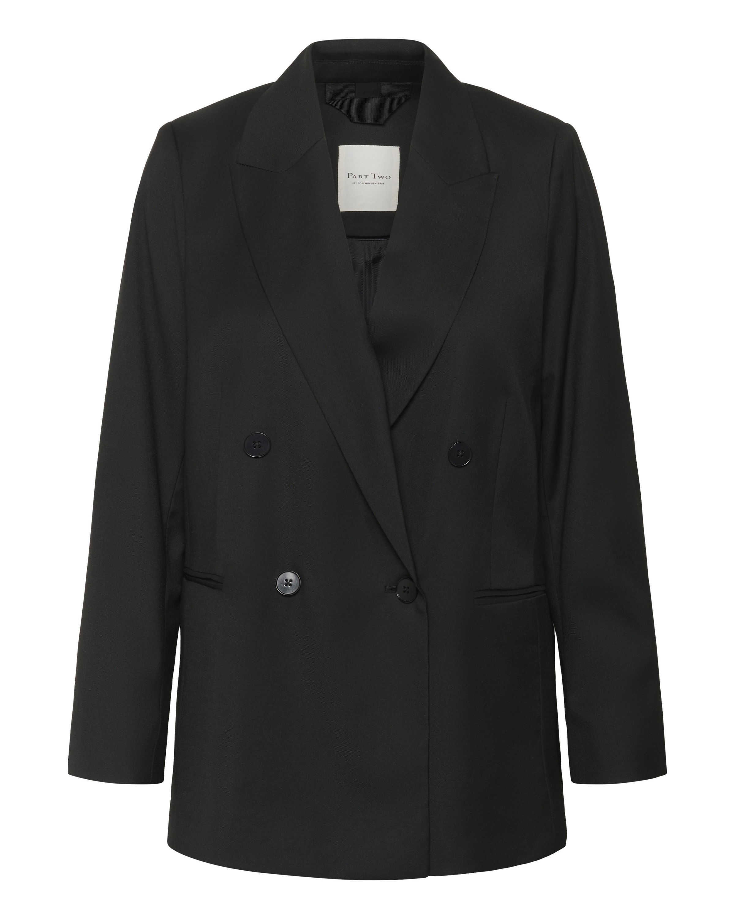 Part Two Blazer 'Dafnes' in Black: front