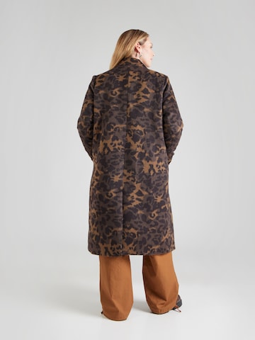 ONLY Carmakoma Between-Seasons Coat 'CARROUSE' in Black