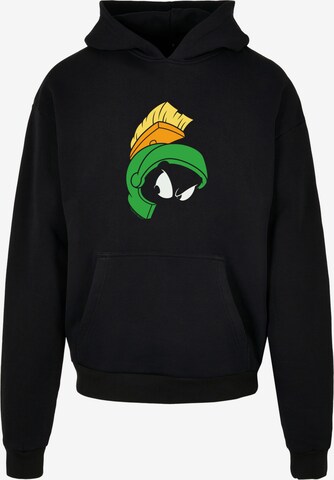 F4NT4STIC Sweatshirt 'Premium Marvin The Martian Face' in Black: front