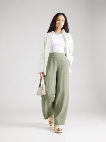 Wide leg Pantaloni di s.Oliver in verde