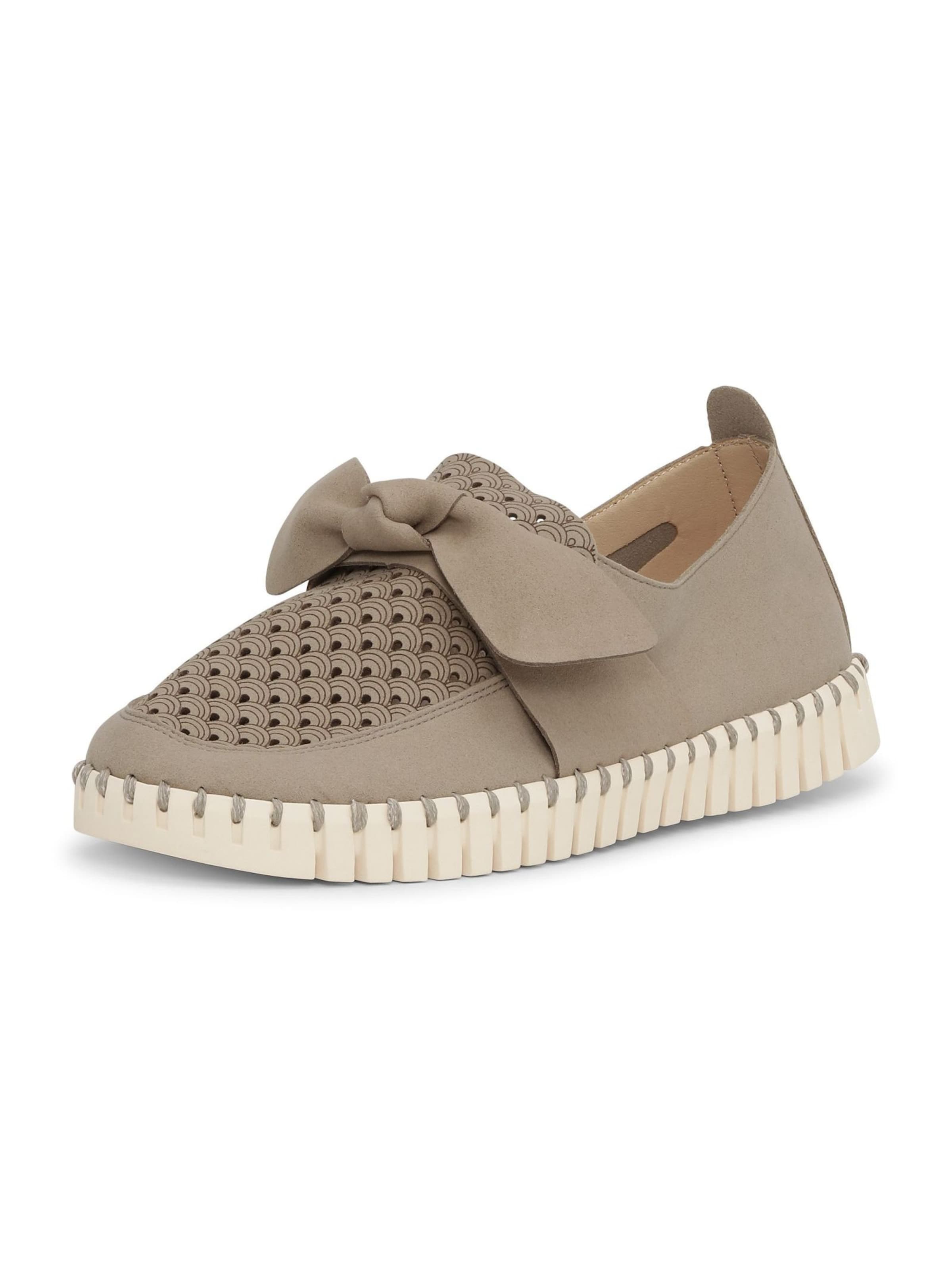 ILSE JACOBSEN Instappers 'Tulip' in Bruin: voorkant