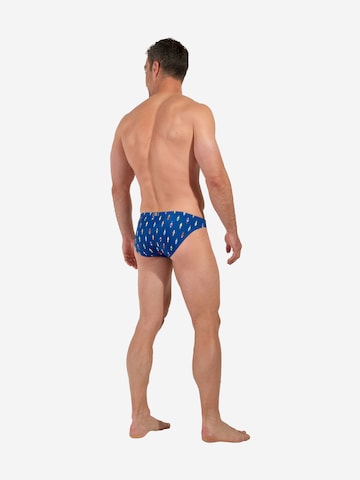 HOM Badehose ' Swim Micro Briefs Calcio ' in Blau