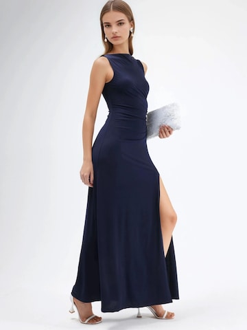 Hiccup Evening Dress in Blue