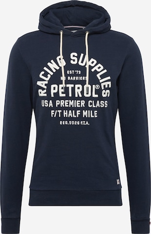 Petrol Industries Sweatshirt in Blue: front