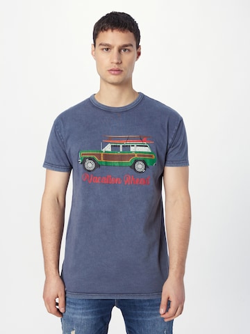 Derbe Shirt 'Vacar' in Blauw: voorkant