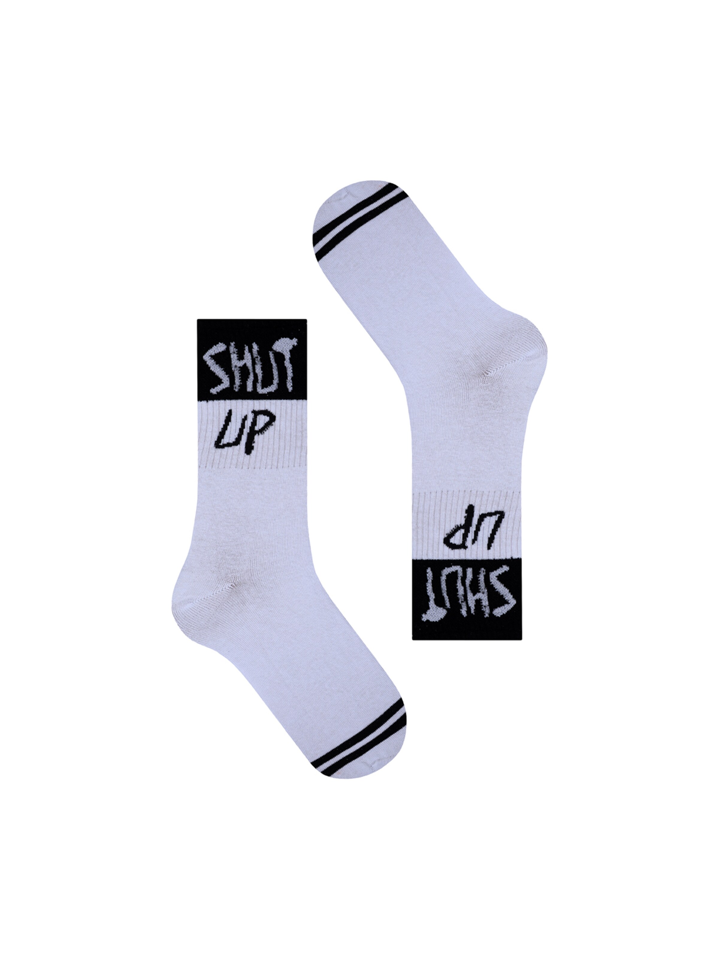 Crea Socks Socks 'Kreuz' in White