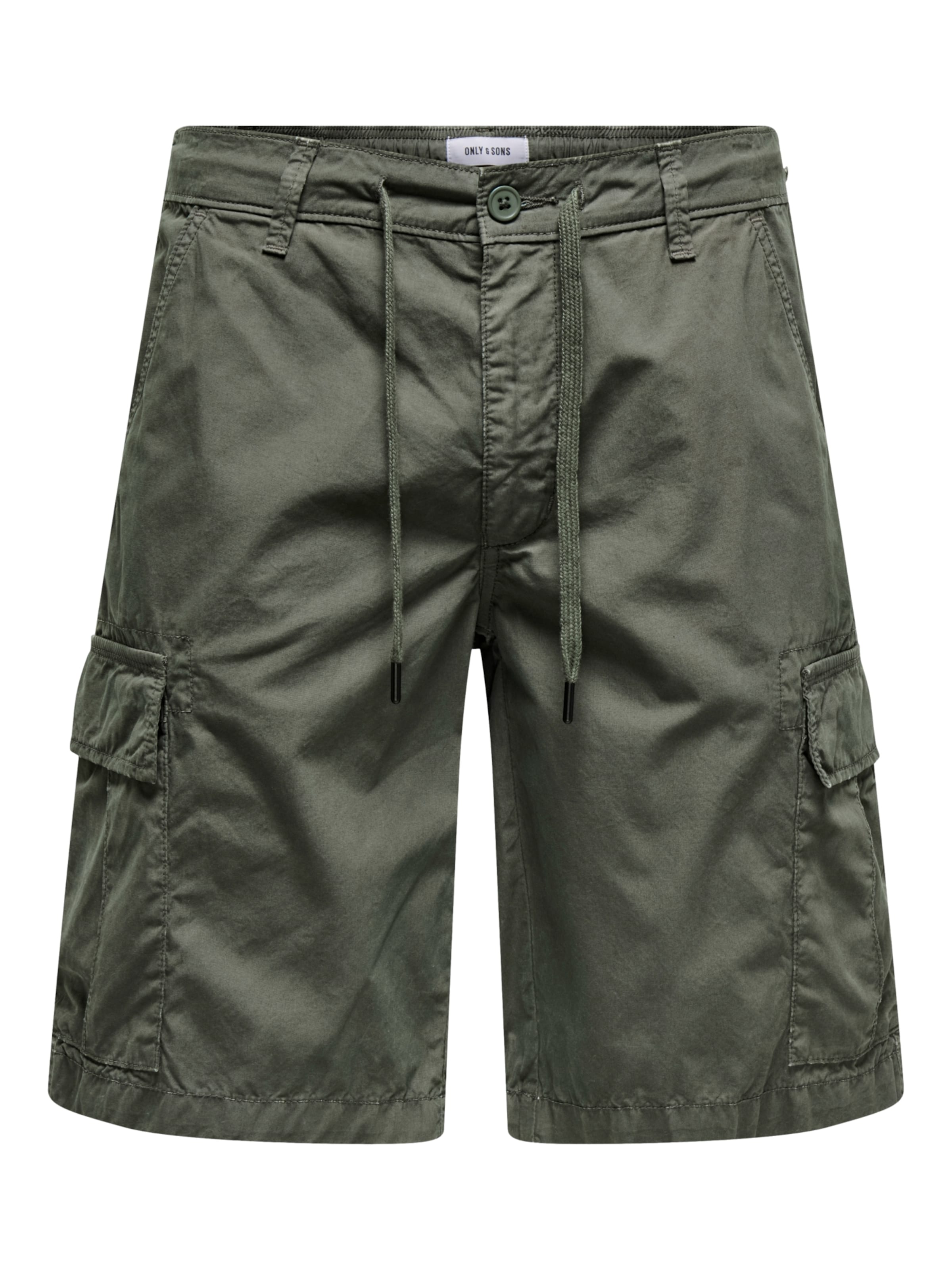 Pantalon cargo 'Loc' Only & Sons en vert : devant