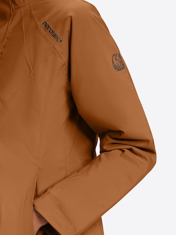 NORDISK Winter Coat 'Vigdis' in Brown