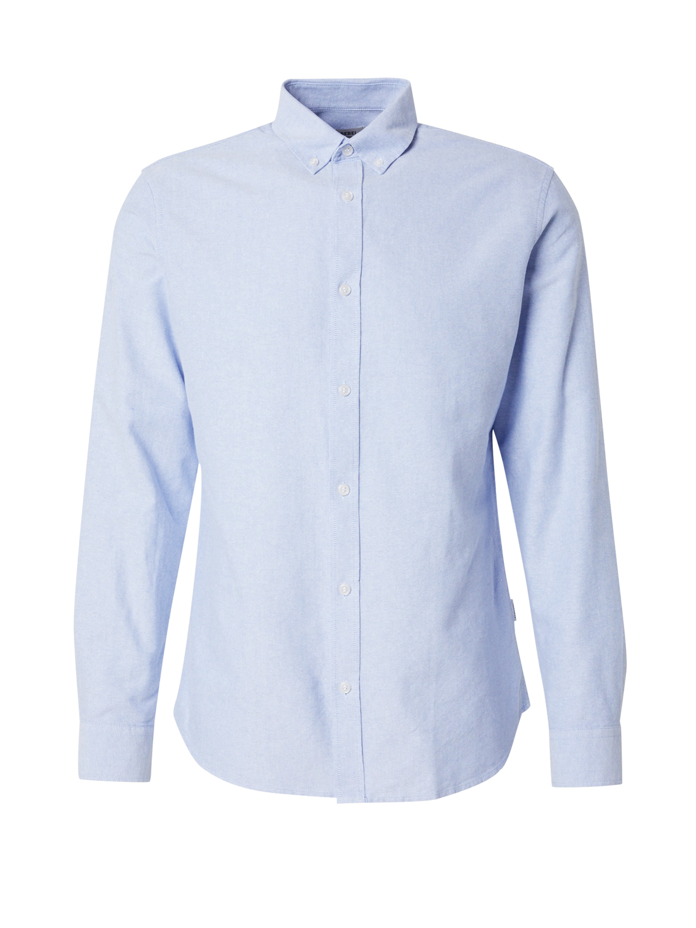 JJ Rebel Klasický střih Košile 'JREBOSCAR' – modrá: přední strana