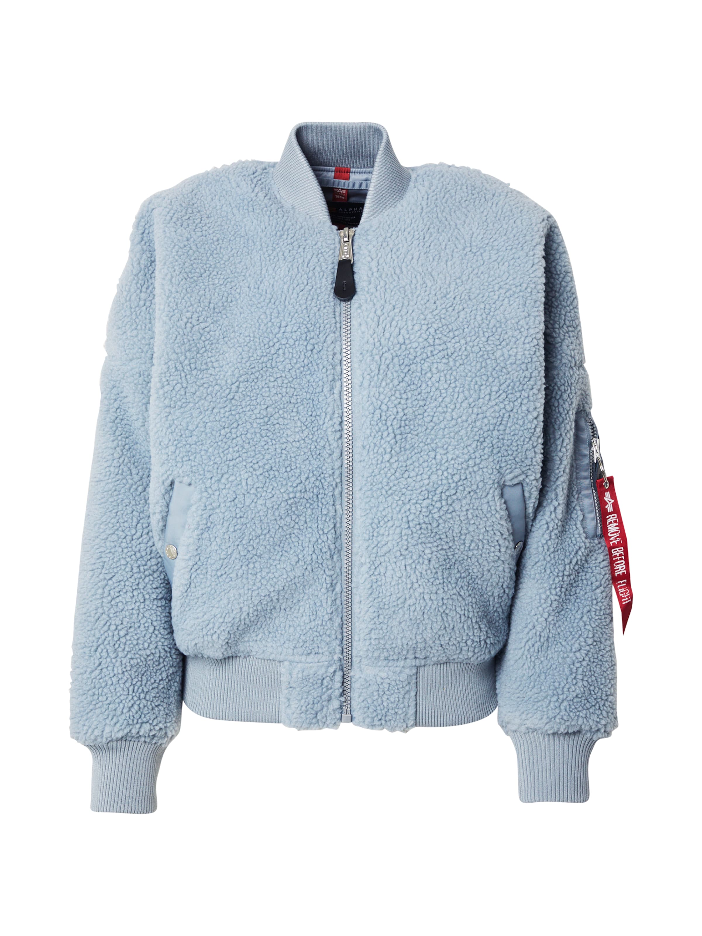 ALPHA INDUSTRIES Prehodna jakna 'MA-1 VF' | modra barva: sprednja stran