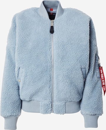 ALPHA INDUSTRIES Välikausitakki 'MA-1 VF' värissä sininen: etupuoli