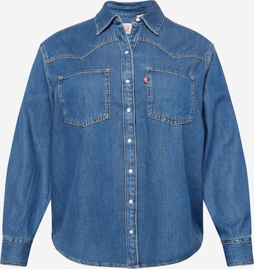 Levi's® Plus - Blusa 'TEODORA' en azul: frente