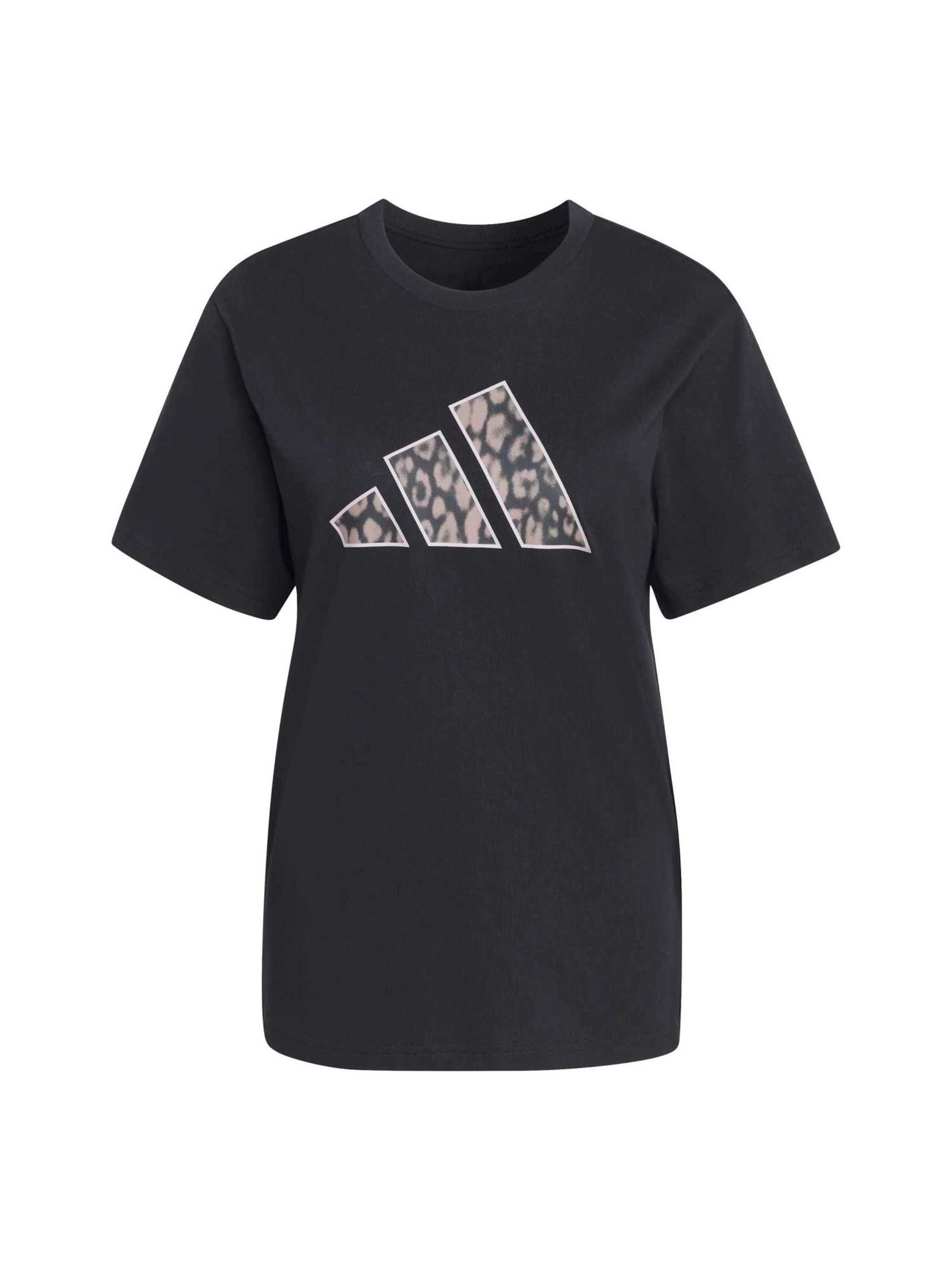ADIDAS SPORTSWEAR Performance shirt 'Animal Graphic' in Taupe / Black / White, Item view