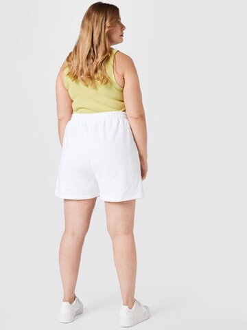 Loosefit Pantalon Public Desire Curve en blanc