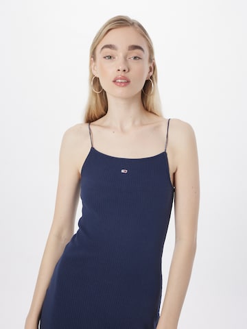 Tommy Jeans - Vestido de punto en azul