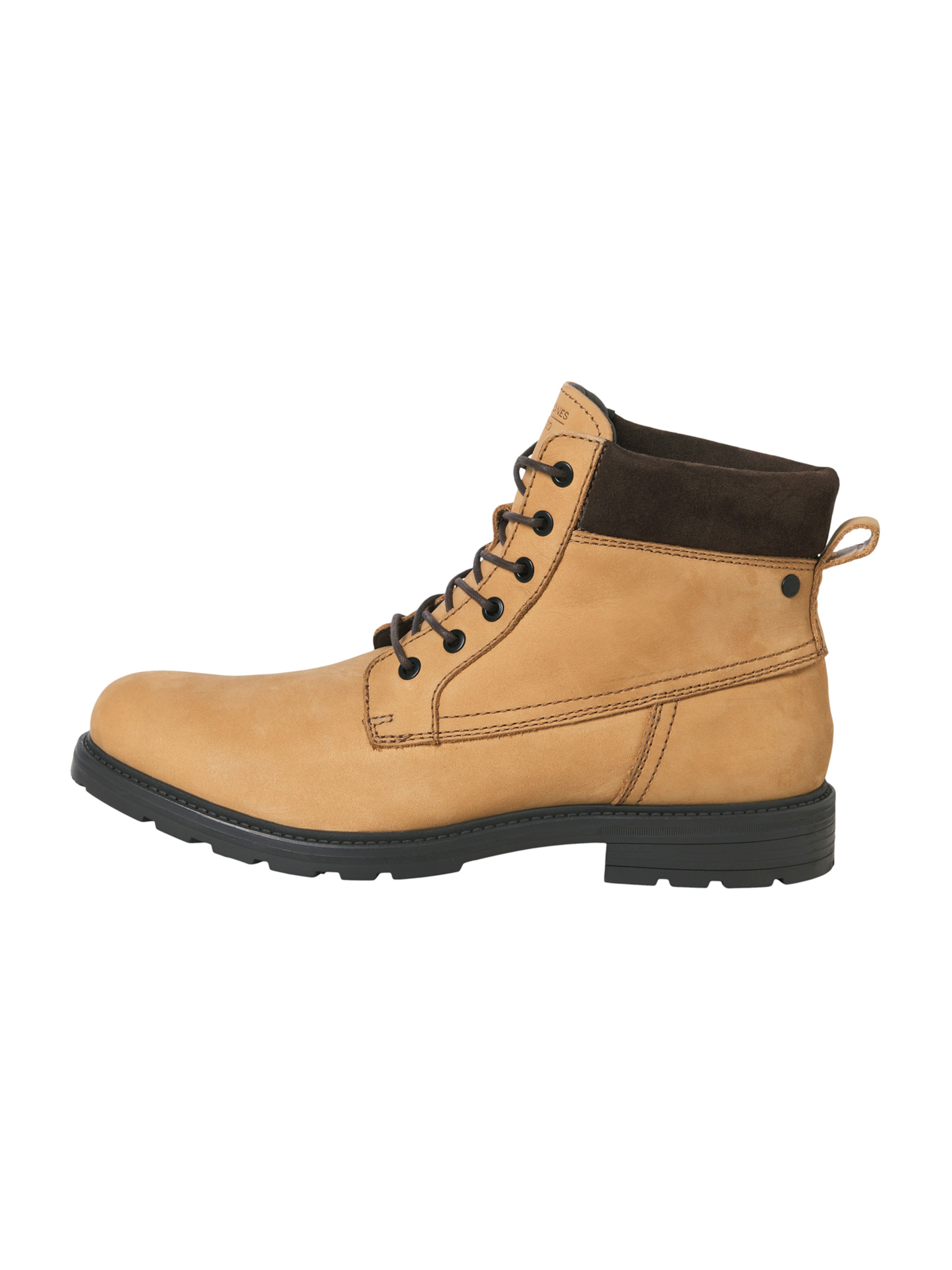 JACK & JONES - Botas con cordones 'JFWCRANFIELD' en amarillo: frente
