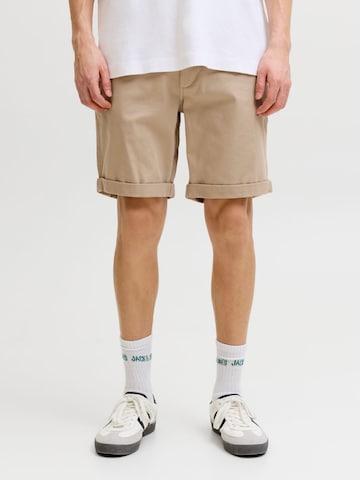 JACK & JONES - regular Pantalón chino en beige