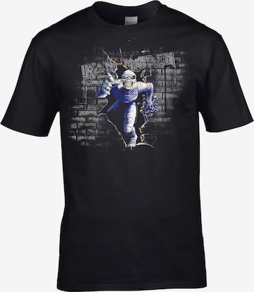 T-Shirt 'Mummy Wall Break' Iron Maiden en noir : devant