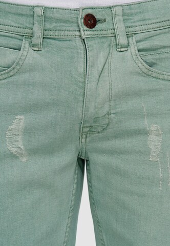 Regular Jean ' Page ' INDICODE JEANS en vert