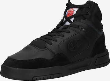 Champion Authentic Athletic Apparel - Zapatillas deportivas altas en negro: frente
