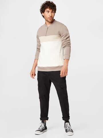 BURTON MENSWEAR LONDON Sweatshirt in Brown