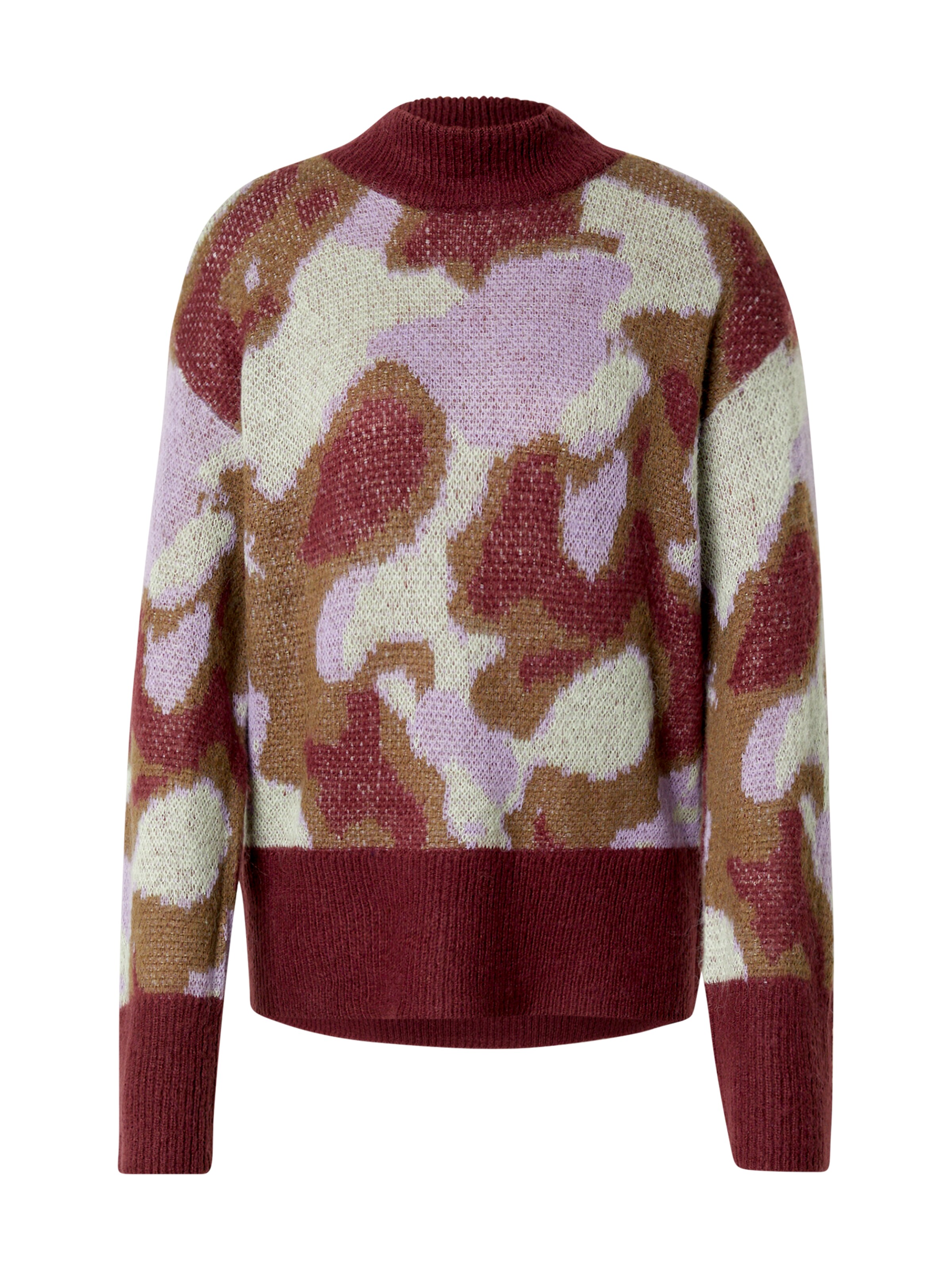 YAS Sweter 'YASTorio' w kolorze czerwony: przód