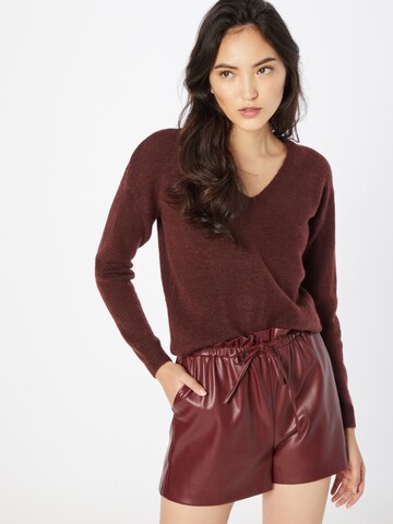 Pull-over 'Perla' PIECES en rouge : devant