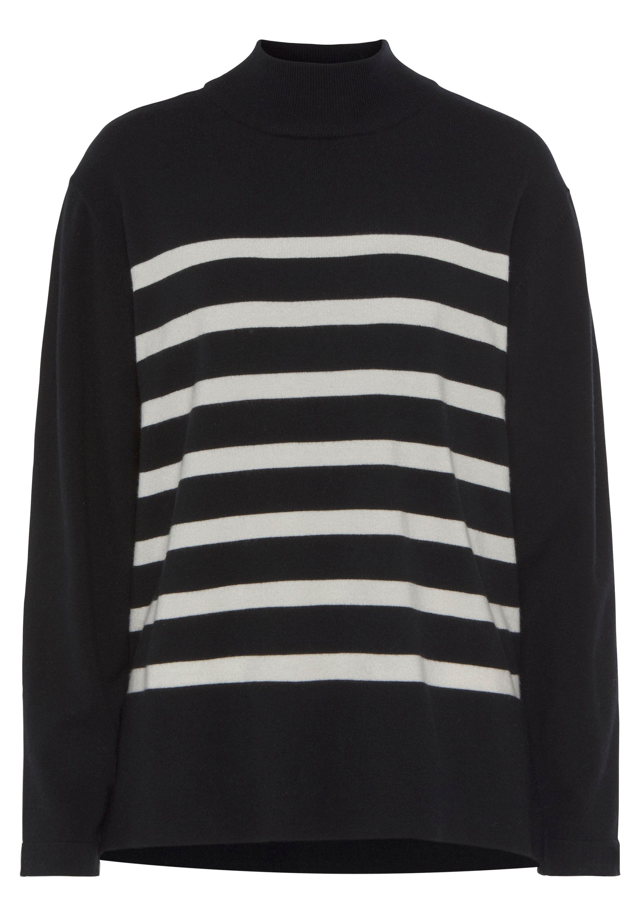 LASCANA Sweater in Black: front