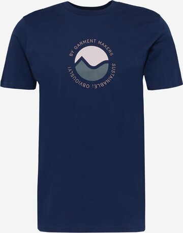 By Garment Makers T-Shirt 'Lorenzo'  (GOTS) in Blau: predná strana