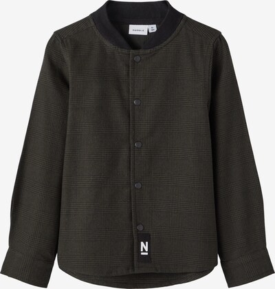 NAME IT Veste mi-saison 'Riman' en kaki / noir / blanc, Vue avec produit
