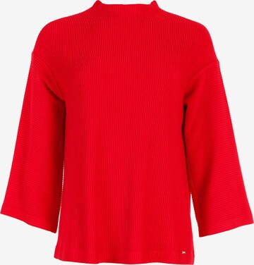 Pull-over HELMIDGE en rouge : devant