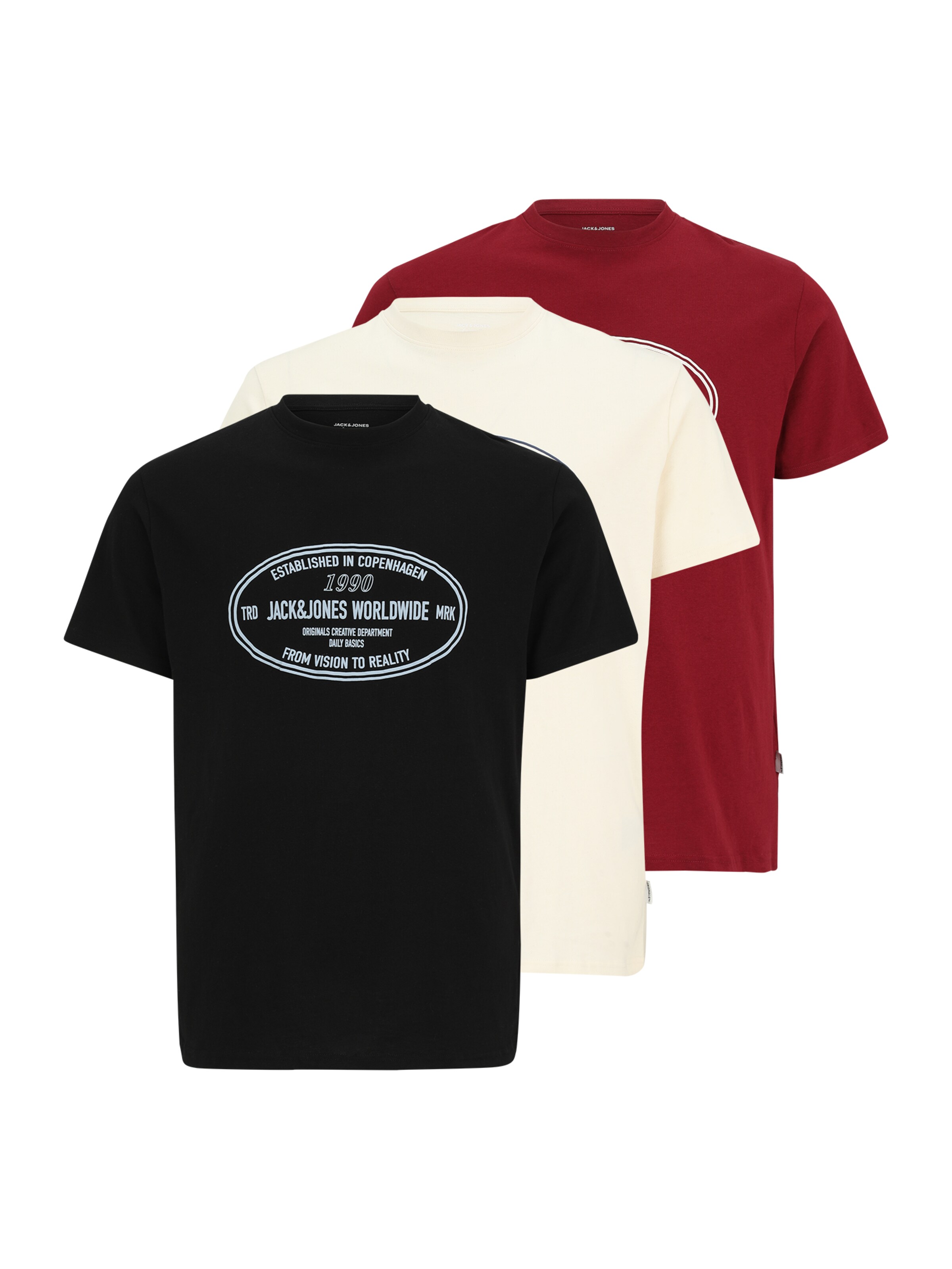 Jack & Jones Plus Särk 'JORYORK', värv punane: eest vaates