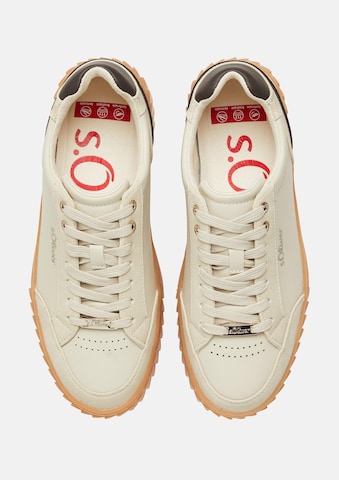 s.Oliver Sneakers laag in Beige