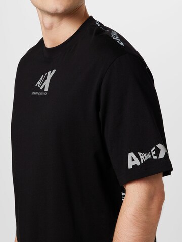 ARMANI EXCHANGE - Camiseta 'MAGLIA' en negro