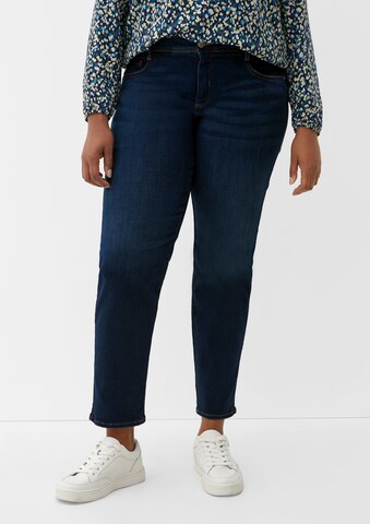 TRIANGLE Regular Jeans in Blauw: voorkant