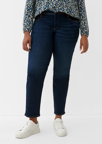 TRIANGLE Regular Jeans in Blauw: voorkant