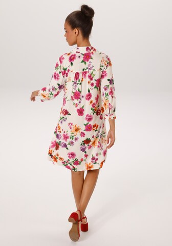 Aniston CASUAL Blusenkleid in Beige