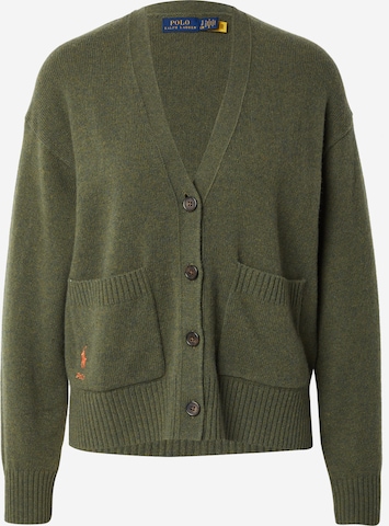 žalia Polo Ralph Lauren Kardiganas: priekis