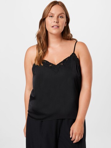 ABOUT YOU Curvy Top 'Romy' in Black: front