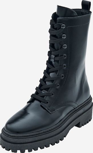 EDITED Bottines à lacets 'Udale' en noir, Vue avec produit