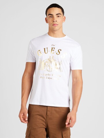 GUESS - Camisa em branco: frente