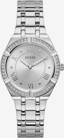 GUESS Analoog horloge 'COSMO' in Zilver: voorkant