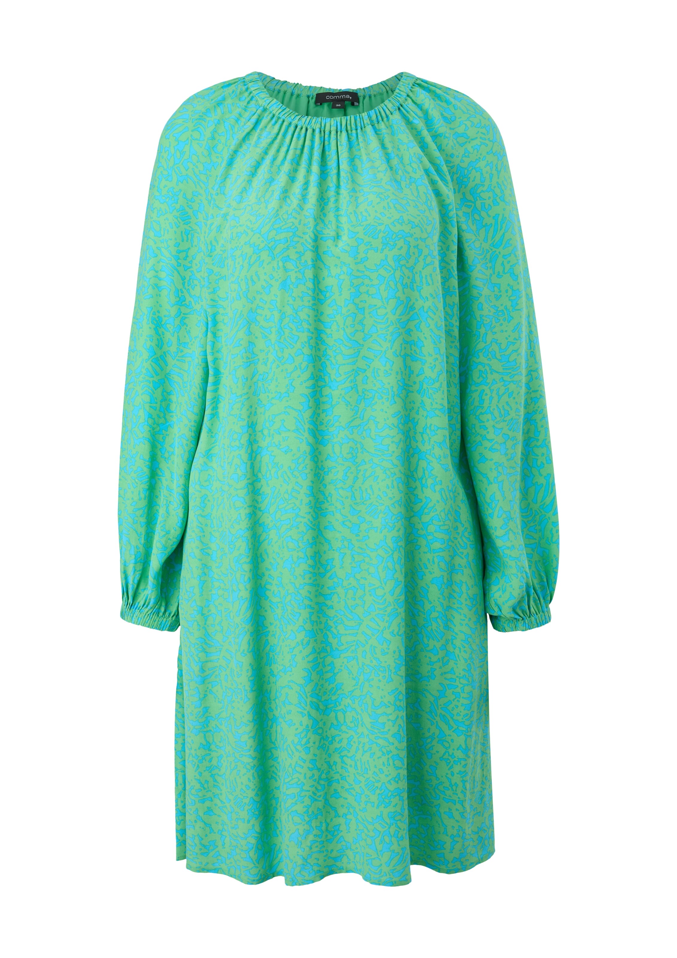 COMMA Kleid in Grün: Vorderseite